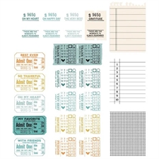 Sizzix Framelits Die & A5 Stamp Set By 49 & Market - Forever Journal Essentials